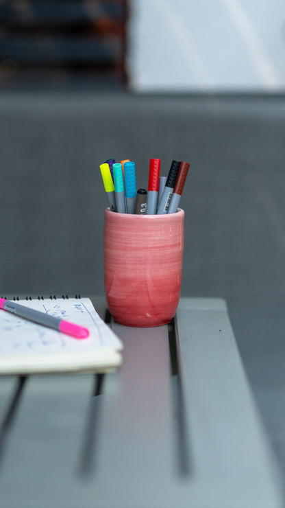 Pottery Ceramic Holder, Pencil Holder, Ceramic Pencil Box, Multi-use Holder Box