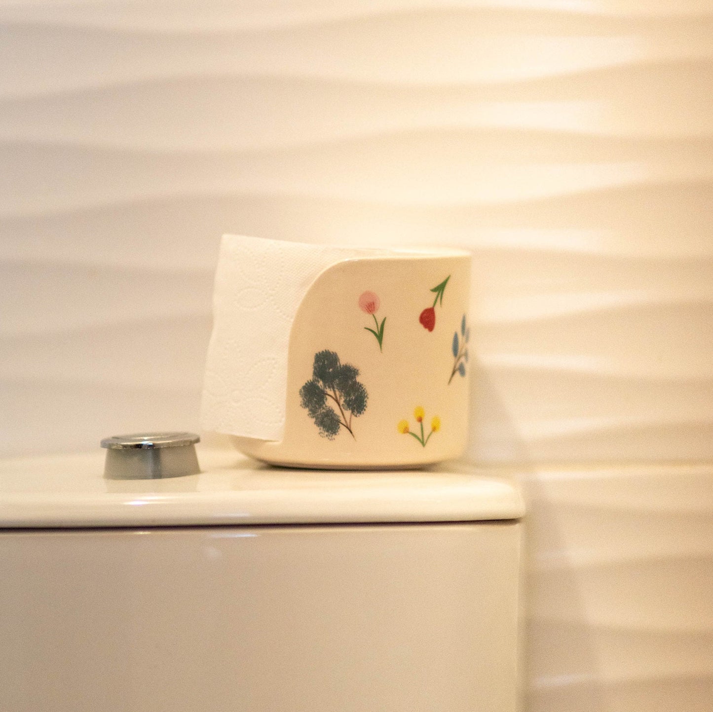 Toilet Paper Holder, Toilet Paper Stand, Handmade Bathroom Decor