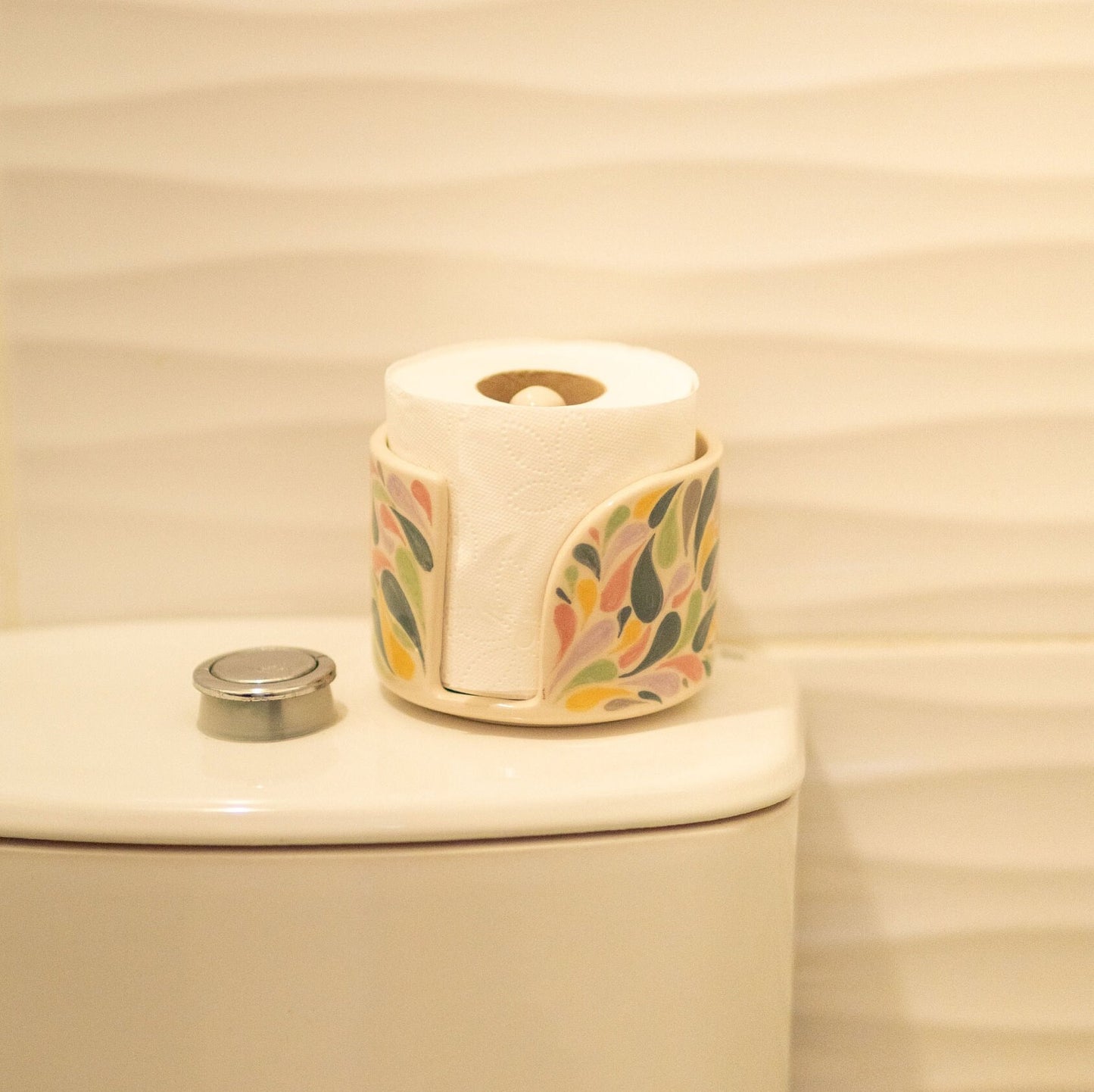 Toilet Paper Holder, Toilet Paper Stand, Handmade Bathroom Decor
