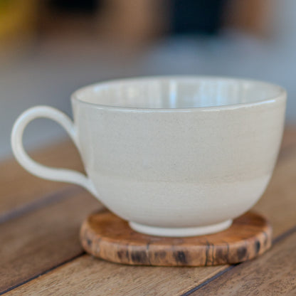 Stoneware Latte Mug - Pottery Coffee Mug, Handmade Coffee Cup - Handmade Pottery
