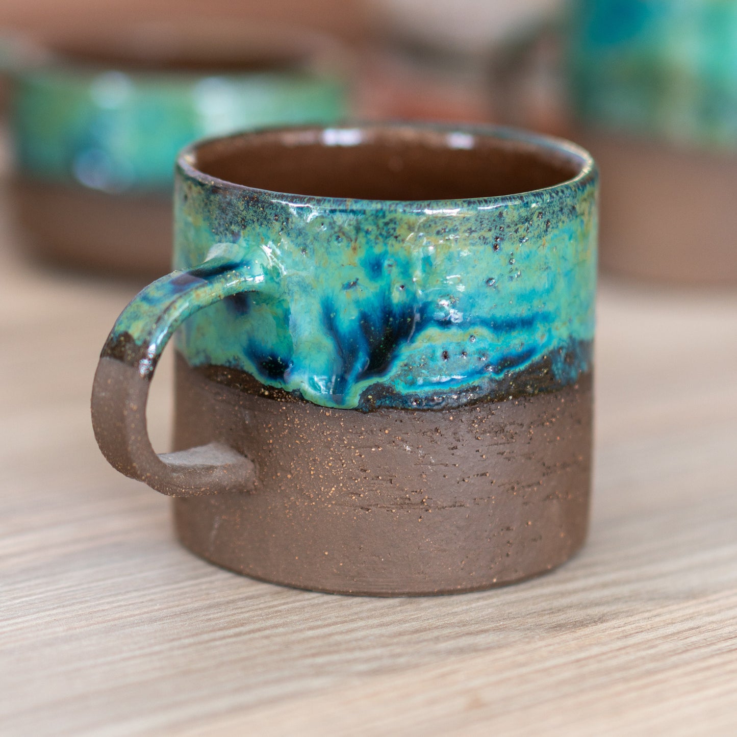 Pottery Mug - Sea and Cost, Handmade Coffee Mug, Ceramic Coffee Cup, Gift for Home