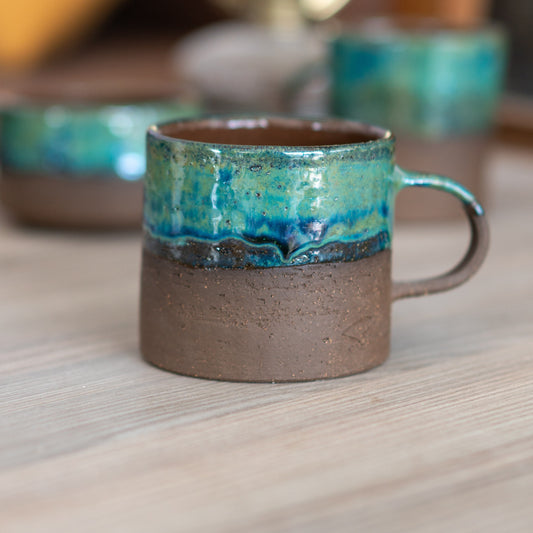 Pottery Mug - Sea and Cost, Handmade Coffee Mug, Ceramic Coffee Cup, Gift for Home