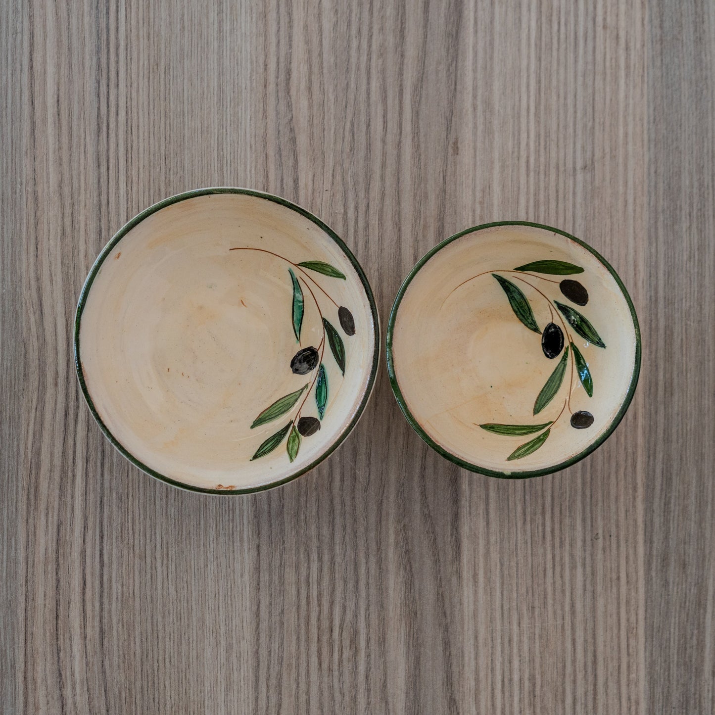 Olive Dish Set - Handmade Breakfast Bowl, Ceramic Pottery Plate, Housewarming Gift, Plate Set