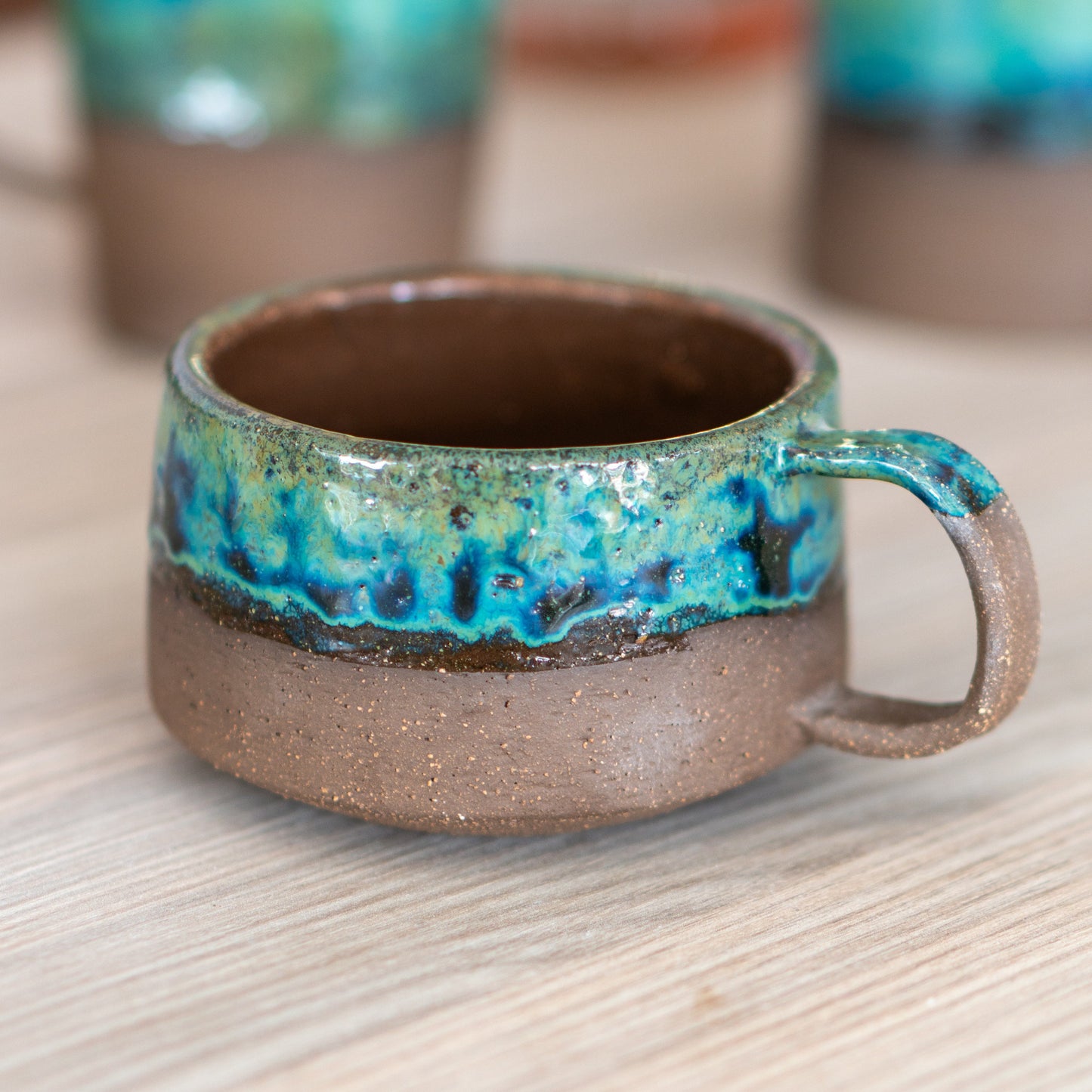 Pottery Mug - Sea and Cost, Handmade Coffee Mug, Ceramic Coffee Cup, Gift for Home