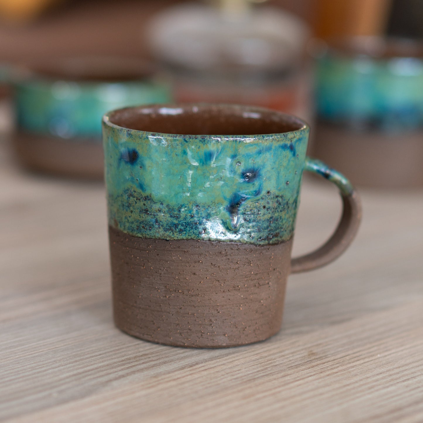 Pottery Mug - Sea and Cost, Handmade Coffee Mug, Ceramic Coffee Cup, Gift for Home