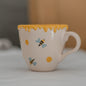 Pottery Mug - Honey and Bee Ceramic Mug, Handmade Coffee Mug, Unique Mug, Nature Lover Gift