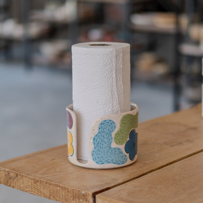 Paper Towel Holder, Handmade Towel Rack, Fall Decor | Single Roll Holder