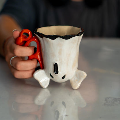 Halloween Ghost and Coffee Mug