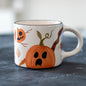 Screaming Pumpkin Funny Mug - Handmade Ceramic Halloween Mug