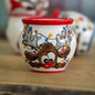 Christmas Mug - Cute Deer and New Year Tree, Ceramic Tumbler