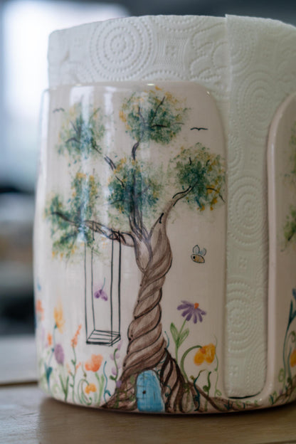 Paper Towel Holder - Beautiful View Forest Theme