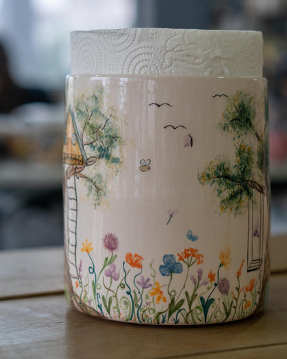 Paper Towel Holder - Beautiful View Forest Theme