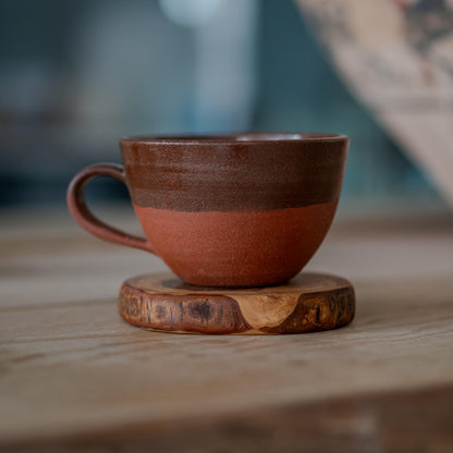 Stoneware Latte Mug - Pottery Coffee Mug, Handmade Coffee Cup - Handmade Pottery