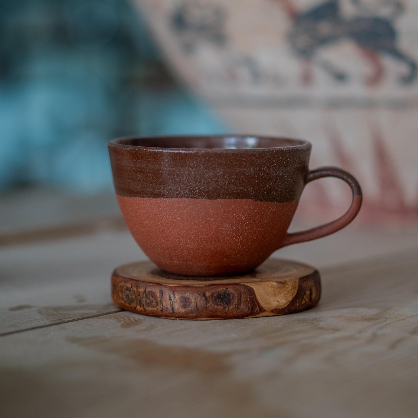 Stoneware Latte Mug - Pottery Coffee Mug, Handmade Coffee Cup - Handmade Pottery