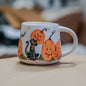 Halloween Cat Mug: Pumpkin & Witchy Design, Seasonal Gift
