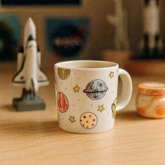 Planet Mug - Space Mug Celestial, Handmade Ceramic Mug, Gift for Science Lover
