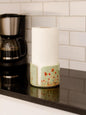 Handmade Floral Ceramic Paper Towel Holder - Paper Roll Holder