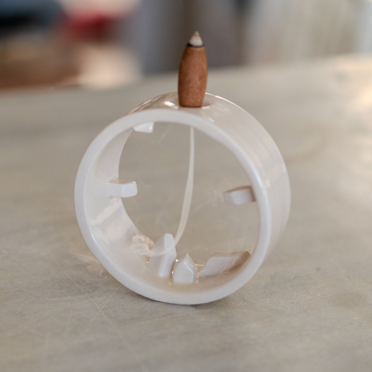 Incense Holder - Backflow Incense Holder, Handmade Gifts Minimal Home Decor - Housewarming Gift