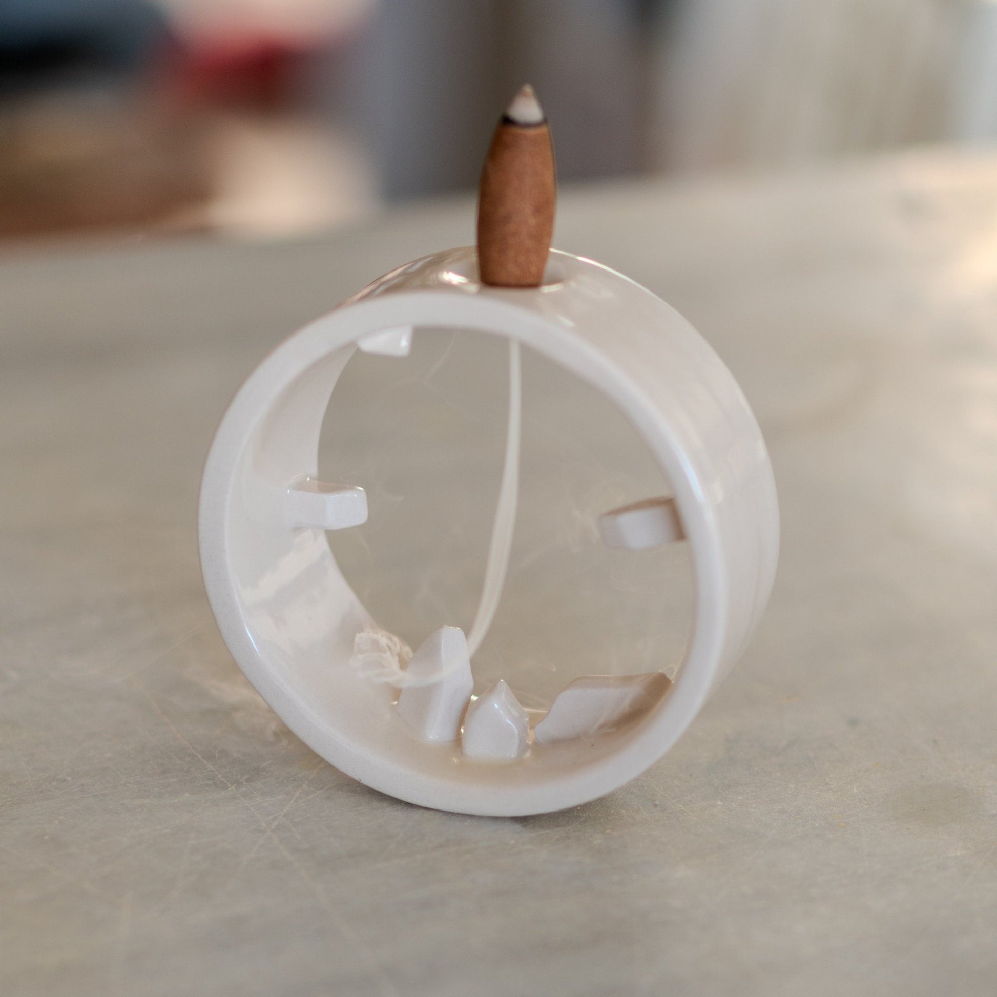 Incense Holder - Backflow Incense Holder, Handmade Gifts Minimal Home Decor - Housewarming Gift