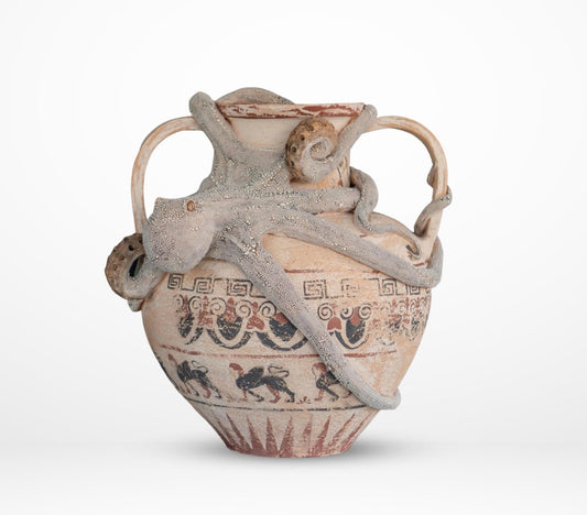 Octopus Pot - Octopus Vase, Artisan Home Decor