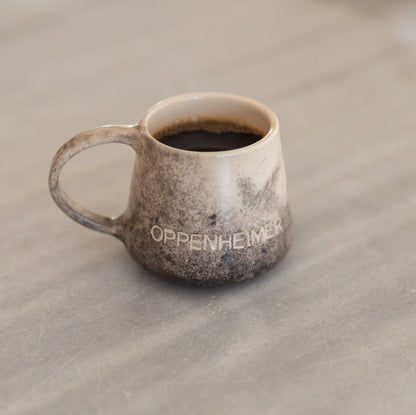 Oppenheimer Ceramic Mug, Large Coffee Mug, Handmade Coffee Cup
