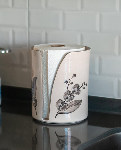 Orchids Theme Paper Towel Holder