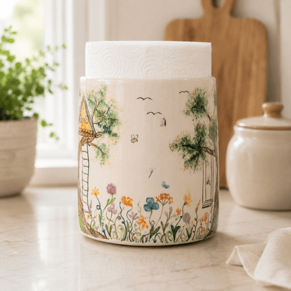 Paper Towel Holder - Beautiful View Forest Theme