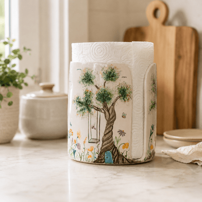 Paper Towel Holder - Beautiful View Forest Theme