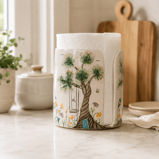 Paper Towel Holder - Beautiful View Forest Theme