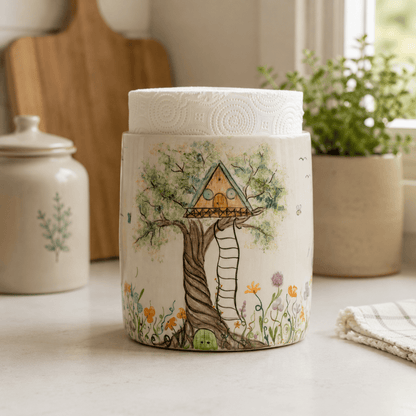Paper Towel Holder - Beautiful View Forest Theme