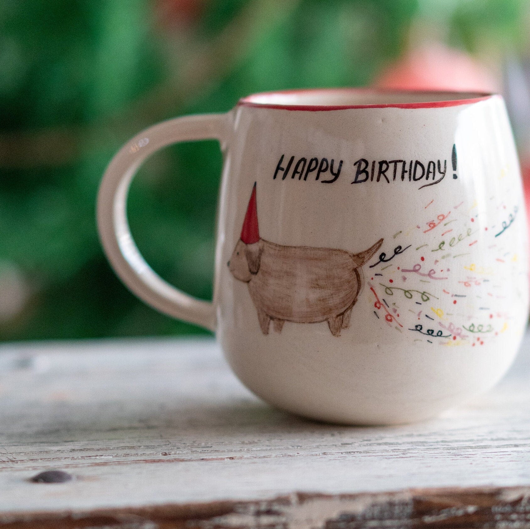 Personalized Birthday Gift Coffee Mug, Dog Lover Customized Gift, Custom Dog Mug