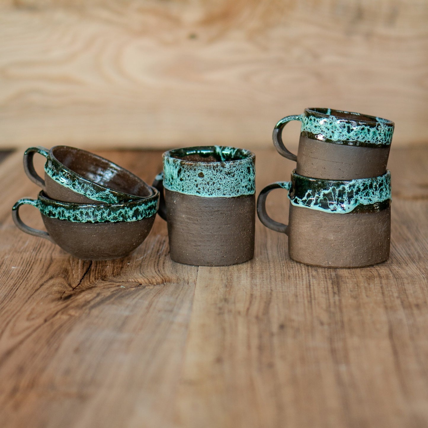 Pottery Mug - Mediterranean Sea, Handmade Coffee Mug, Ceramic Coffee Cup, Gift for Home