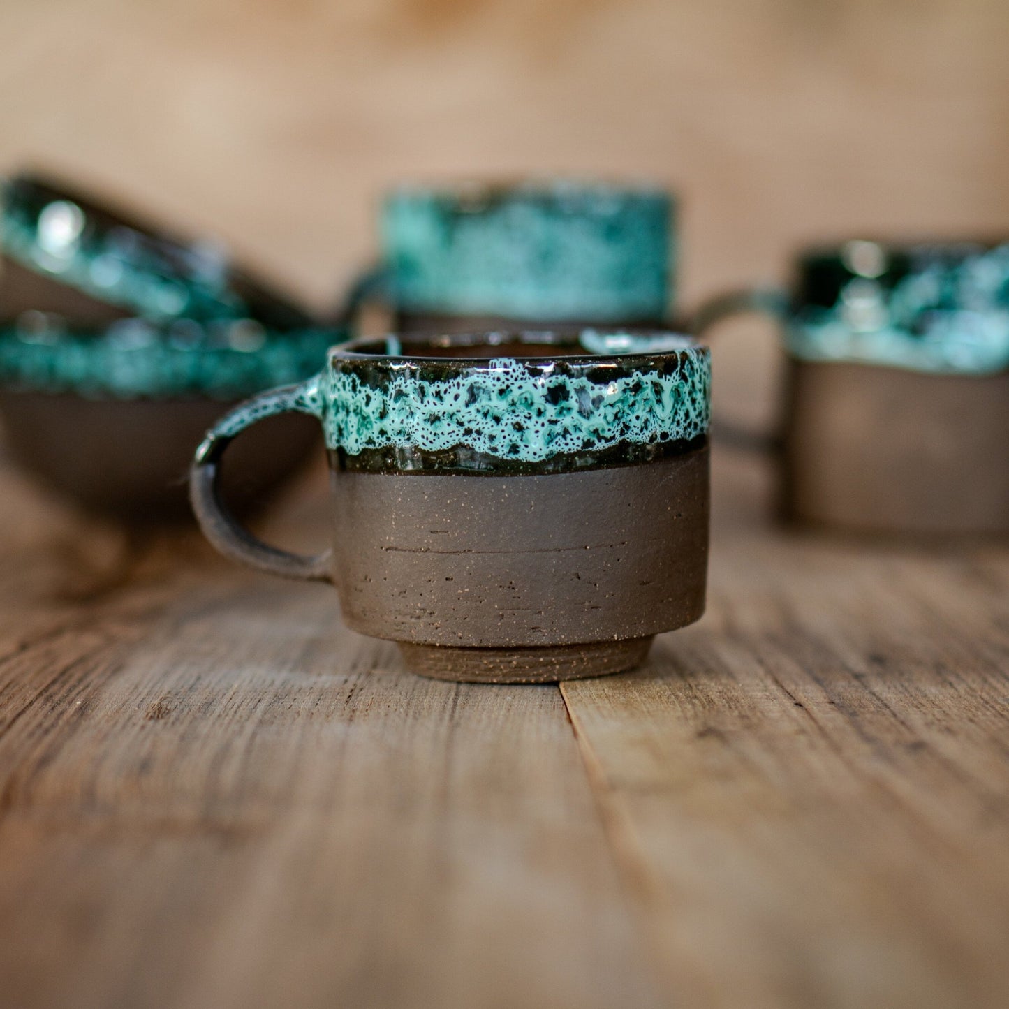 Pottery Mug - Mediterranean Sea, Handmade Coffee Mug, Ceramic Coffee Cup, Gift for Home