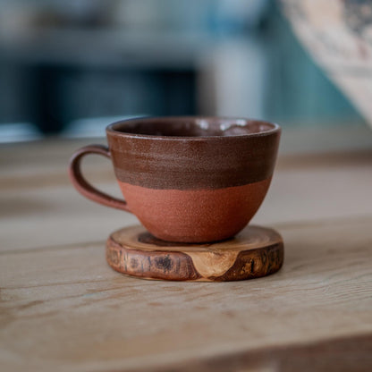 Stoneware Latte Mug - Pottery Coffee Mug, Handmade Coffee Cup - Handmade Pottery
