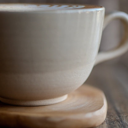 Stoneware Latte Mug - Pottery Coffee Mug, Handmade Coffee Cup - Handmade Pottery