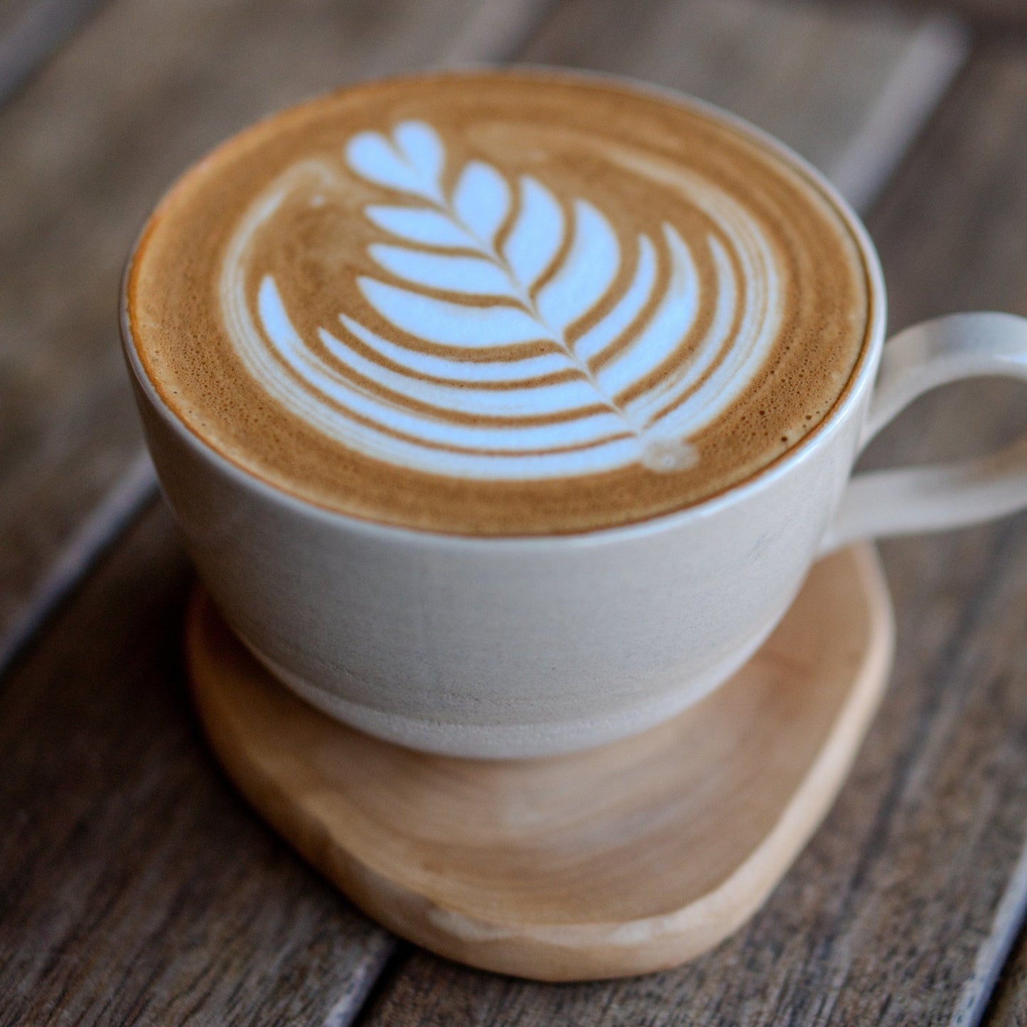 Stoneware Latte Mug - Pottery Coffee Mug, Handmade Coffee Cup - Handmade Pottery