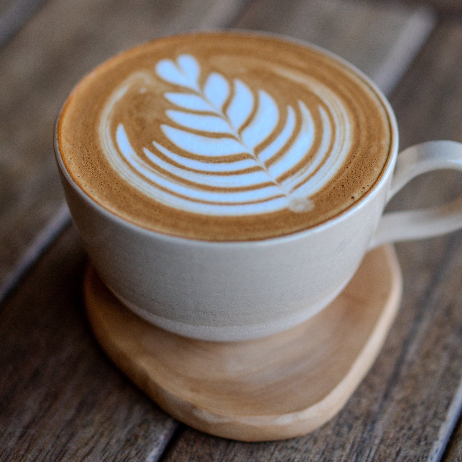 Stoneware Latte Mug - Pottery Coffee Mug, Handmade Coffee Cup - Handmade Pottery