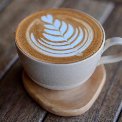 Stoneware Latte Mug - Pottery Coffee Mug, Handmade Coffee Cup - Handmade Pottery