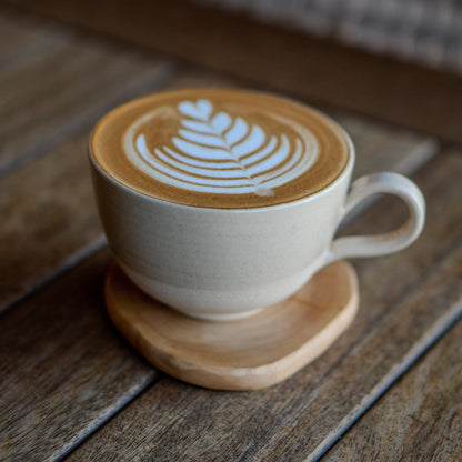 Stoneware Latte Mug - Pottery Coffee Mug, Handmade Coffee Cup - Handmade Pottery
