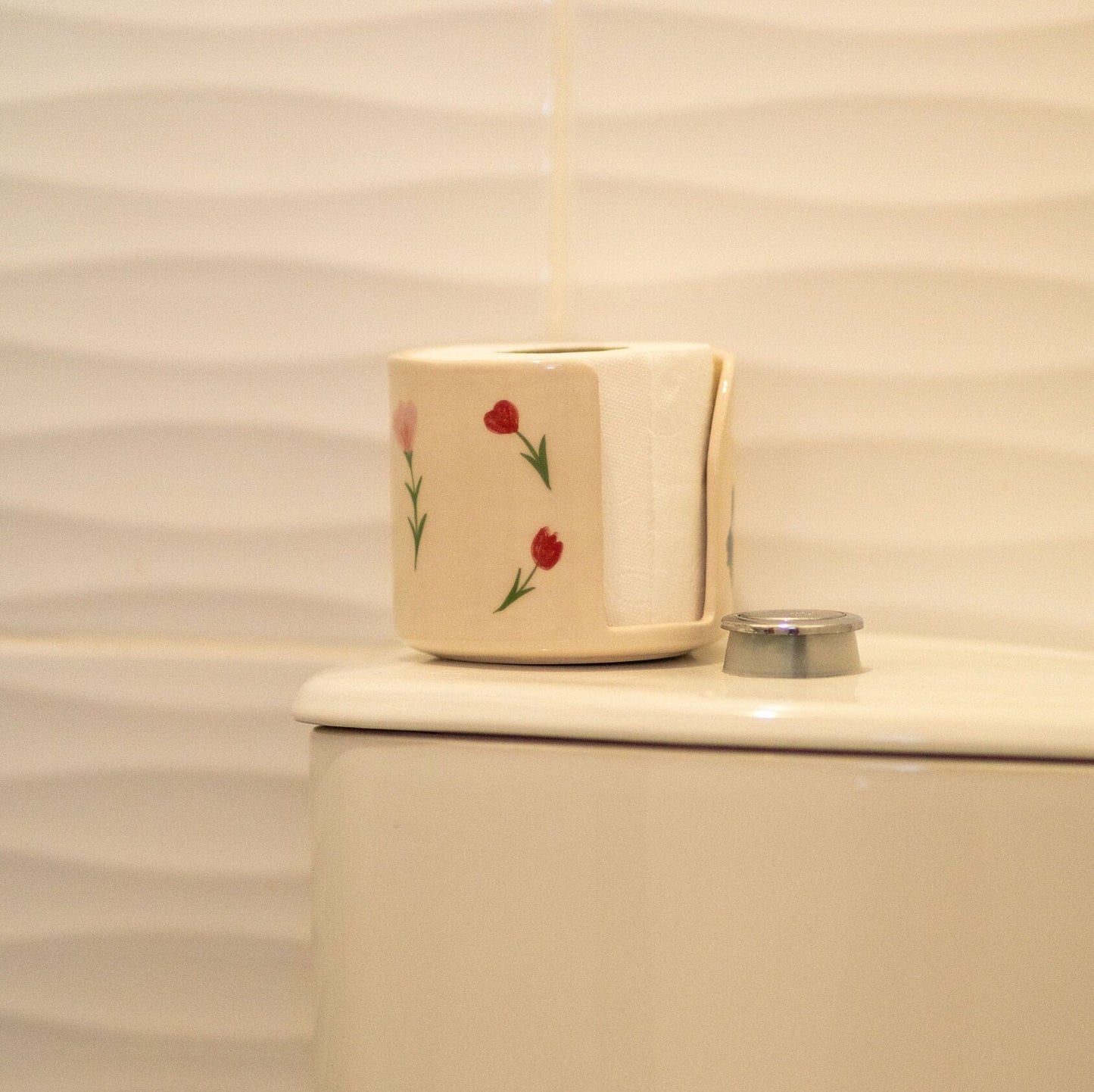 Toilet Paper Holder, Toilet Paper Stand, Handmade Bathroom Decor