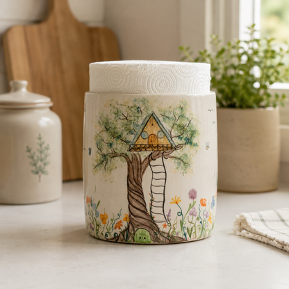 Paper Towel Holder - Beautiful View Forest Theme