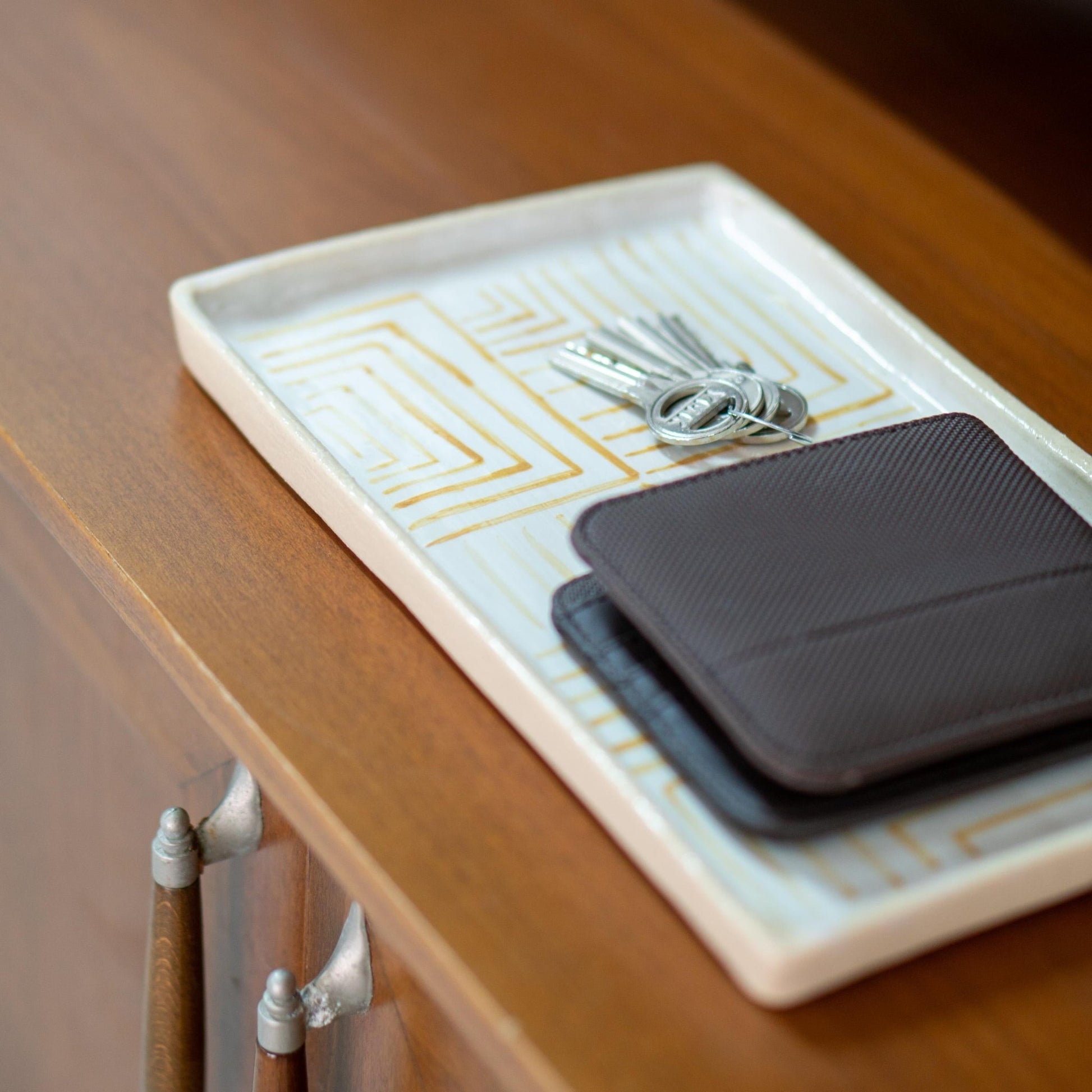 Valet Tray - Trinket Dish, Key Tray, Jewelry Holder, Ring Dish, Minimal Entrance Decor