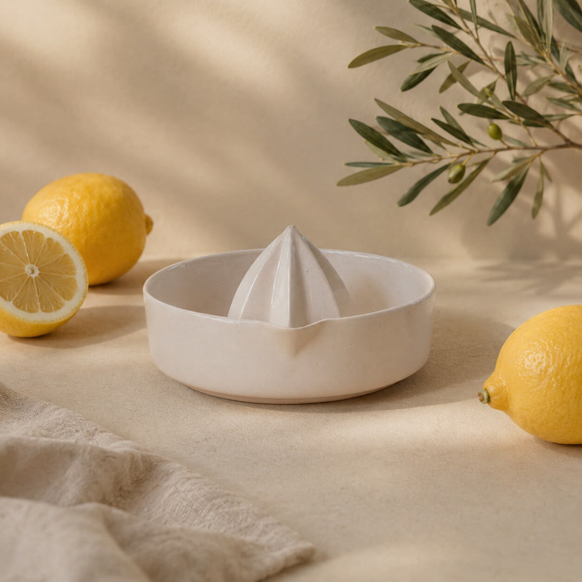 Porcelain Citrus Juicer – Lemon Squeezer & Reamer Bowl
